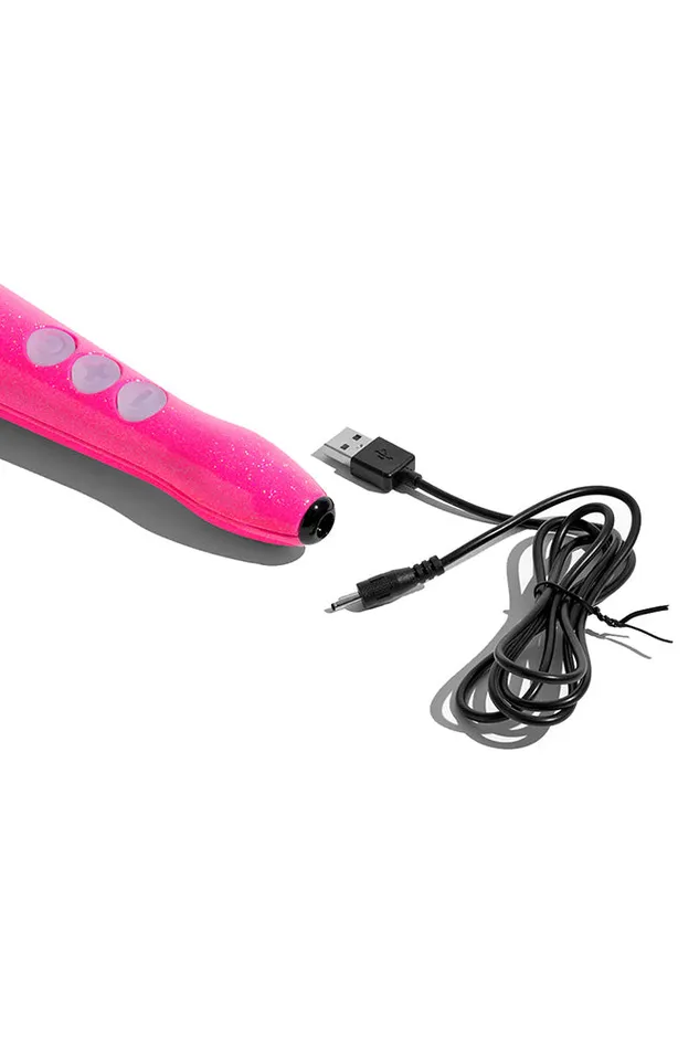 Vibrators Doxy Die Cast 3R Rechargeable Wand Vibrator Hot Pink Doxy