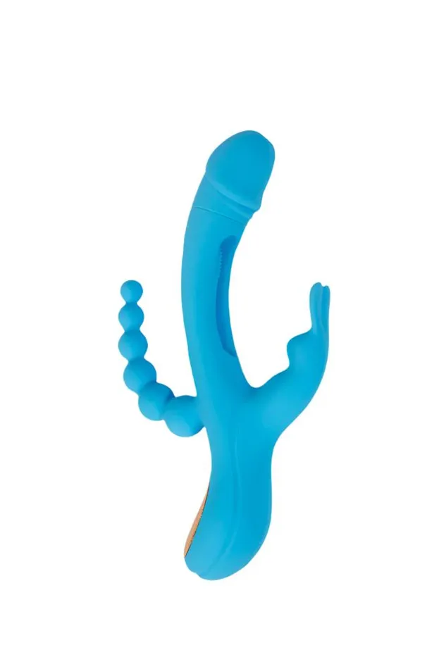 Vibrators Honey Play Box Honey Play Box Trilux Triple Stim AppControlled Vibrator Blue Vibrators Honey Play Box Honey Play Box Trilux Triple Stim AppControlled Vibrator Blue