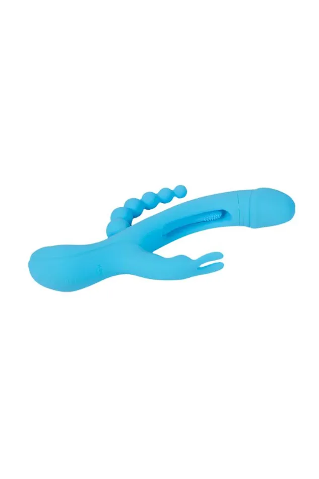 Vibrators Honey Play Box Honey Play Box Trilux Triple Stim AppControlled Vibrator Blue