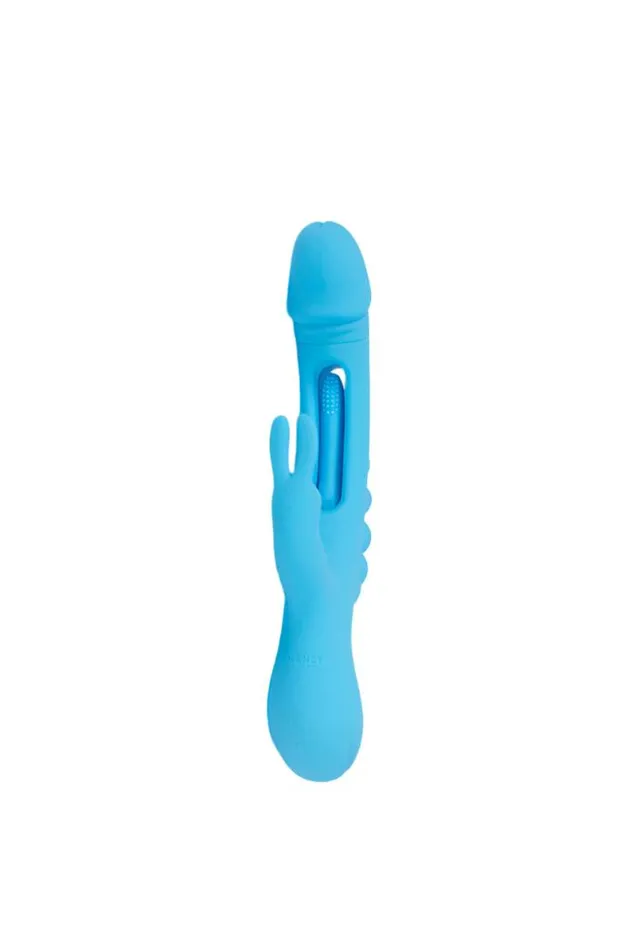 Vibrators Honey Play Box Honey Play Box Trilux Triple Stim AppControlled Vibrator Blue