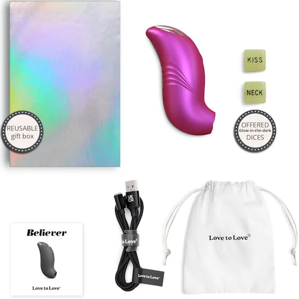 Vibrators LOVE TO LOVE Love to Love Believer Iridescent Berry