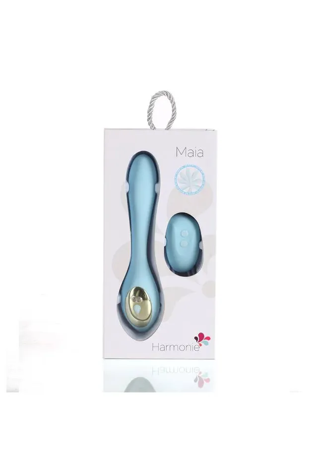 Vibrators Maia Toys Harmonie Remote Control Bendable Couples Vibrator Assorted Colors Maia Toys