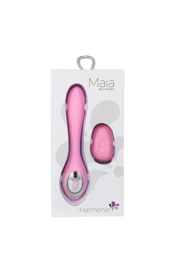 Vibrators Maia Toys Harmonie Remote Control Bendable Couples Vibrator Assorted Colors Maia Toys