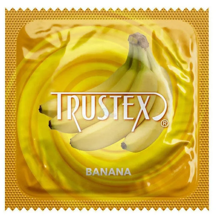 Vibrators Trustex Banana Flavored Condoms Trustex