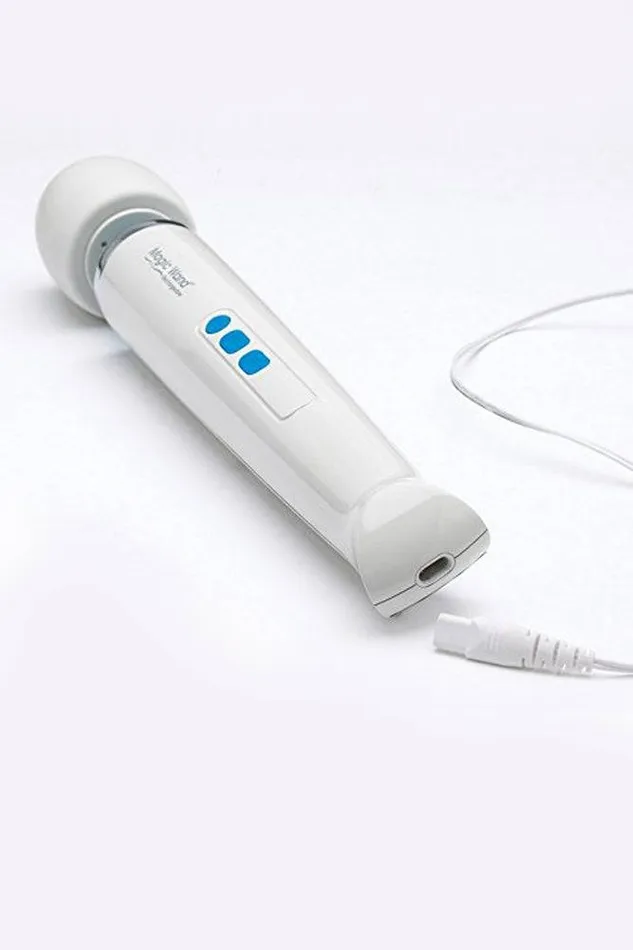Vibrators Vibratex Vibratex The Rechargeable Magic Wand Massager WhiteBlue