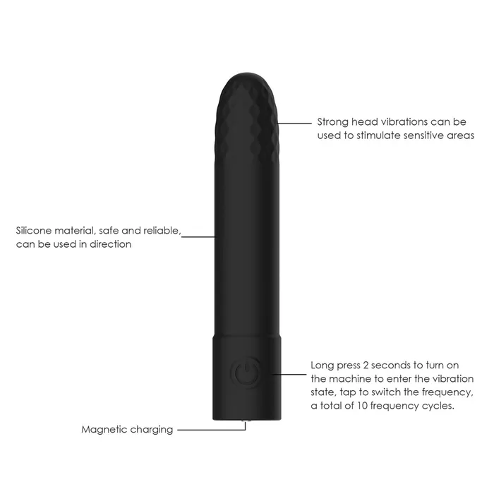 Vibrators Winyi Winyi Carol Vibrator Black