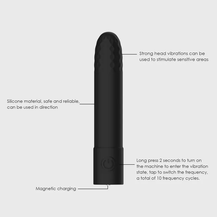 Vibrators Winyi Winyi Carol Vibrator Black