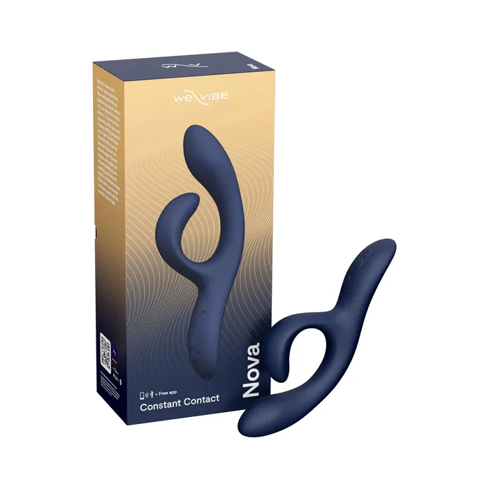 WeVibe Vibrators WeVibe Nova 2 Flexible Rabbit Vibrator Navy
