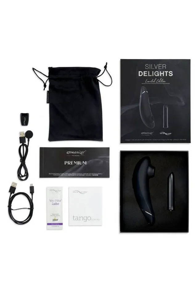 WeVibe Vibrators WeVibe Silver Delights Collection Womanizer Premium WeVibe Tango