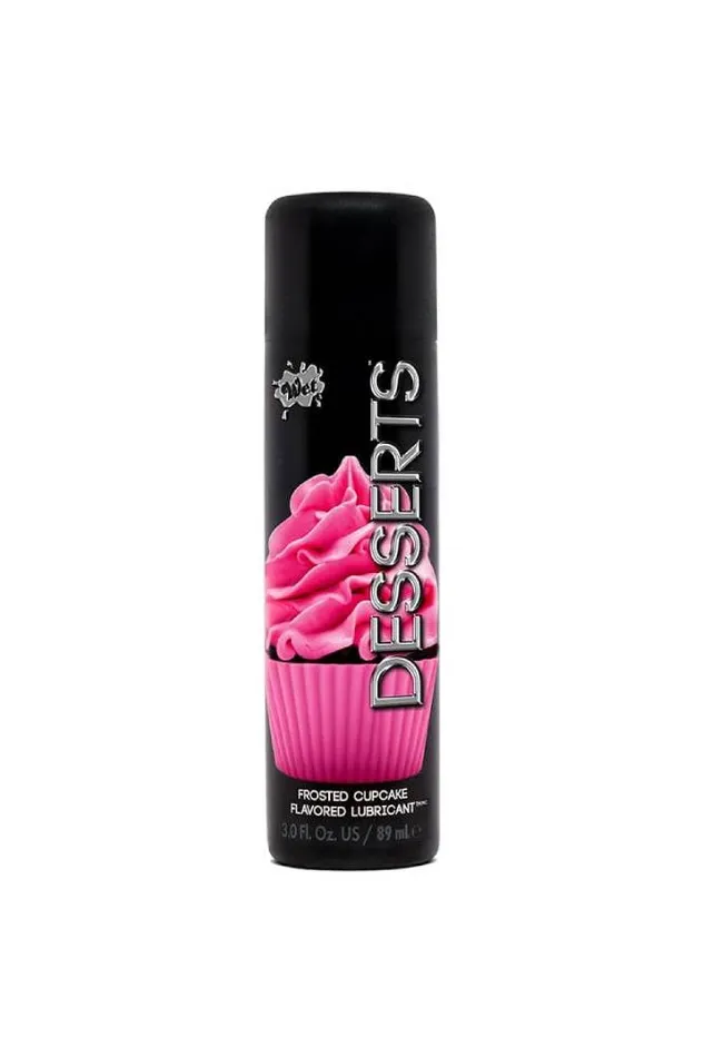 Wet Lubricants Wet Desserts Flavored Lubricant Frosted Cupcake 3oz