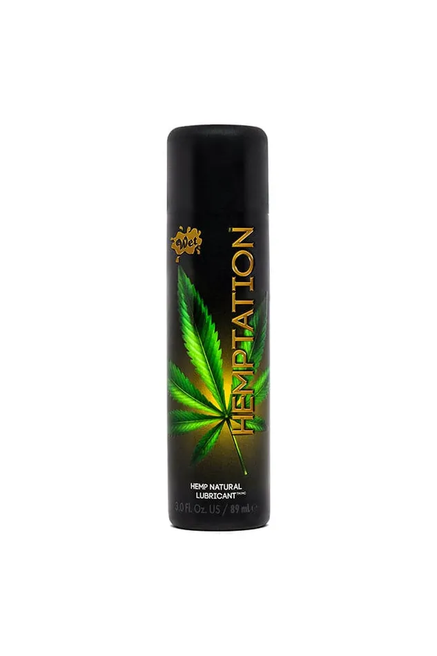 Wet Lubricants Wet Hemptation Organic Lubricant Various Sizes