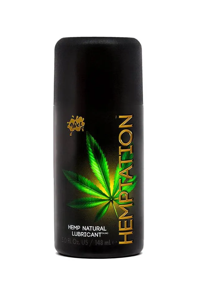 Wet Lubricants Wet Hemptation Organic Lubricant Various Sizes