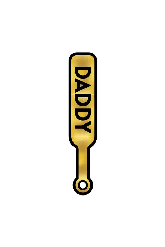 Wood Rocket Vibrators Wood Rocket Daddy Paddle Enamel Pin