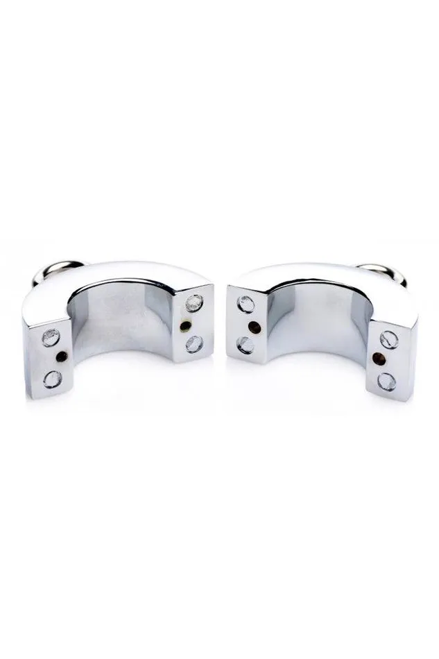 XR Brands Male Sex Toys XR Brands Master Series Ball Trap Metal Ball Stretcher XR Brands Male Sex Toys XR Brands Master Series Ball Trap Metal Ball Stretcher