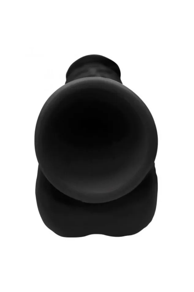 XR Brands XR Brands Master Cock Hung Harry 1175 Dildo with Balls Black Female Sex Toys