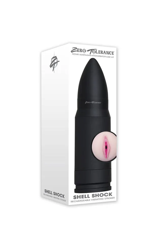 Zero Tolerance Shell Shock Vibrating Stroker Zero Tolerance Male Sex Toys