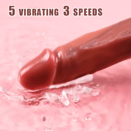 AcmeJoy Anal EVO 5 Beads Rotating Swing 8 Vibrating Dildo 917 Inch
