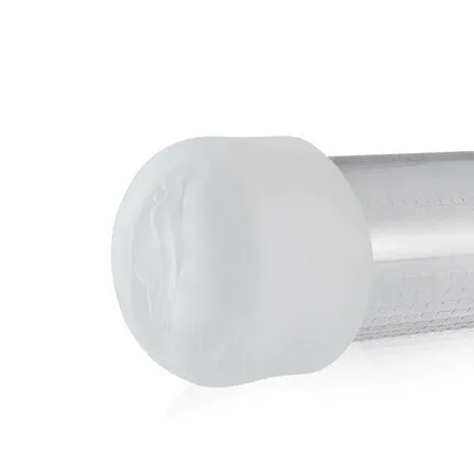 AcmeJoy Male Sex Toys 2 in 1 Four Sucking Transparent Penis Enlargement Pump with Lifelike Sleeve