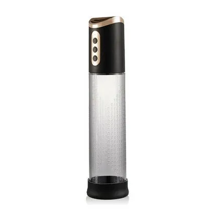 AcmeJoy Male Sex Toys 2 in 1 Four Sucking Transparent Penis Enlargement Pump with Lifelike Sleeve