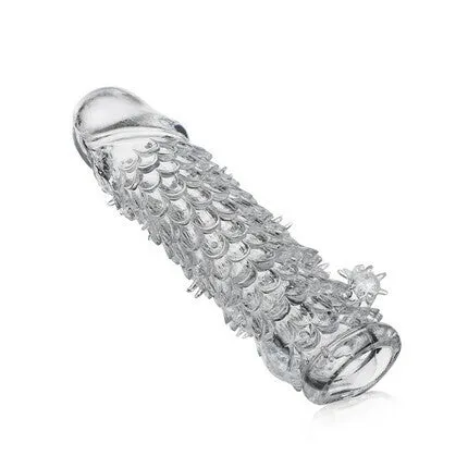 AcmeJoy Male Sex Toys Dragons Scales Clear Penis Sleeve
