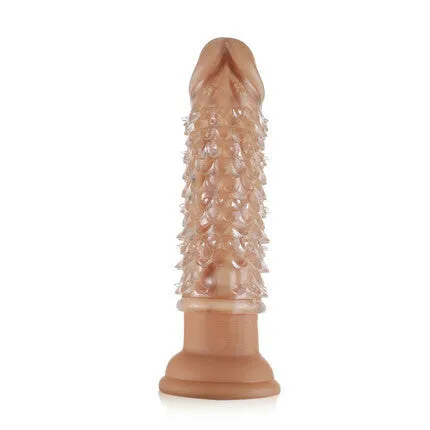 AcmeJoy Male Sex Toys Dragons Scales Clear Penis Sleeve