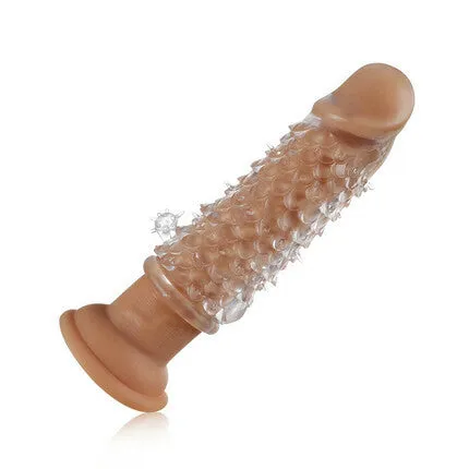AcmeJoy Male Sex Toys Dragons Scales Clear Penis Sleeve