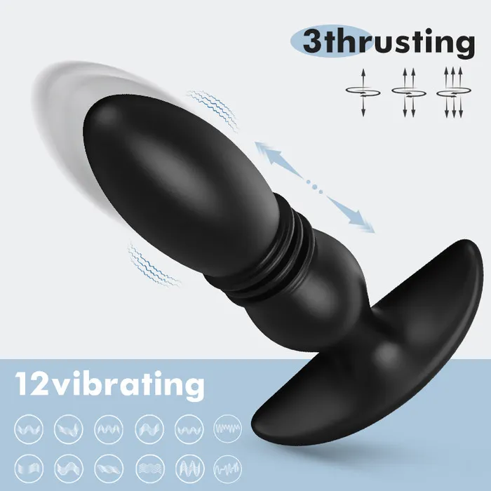 Acmejoy Thrusting Vibrating Prostate Massager Fondlove Male Sex Toys