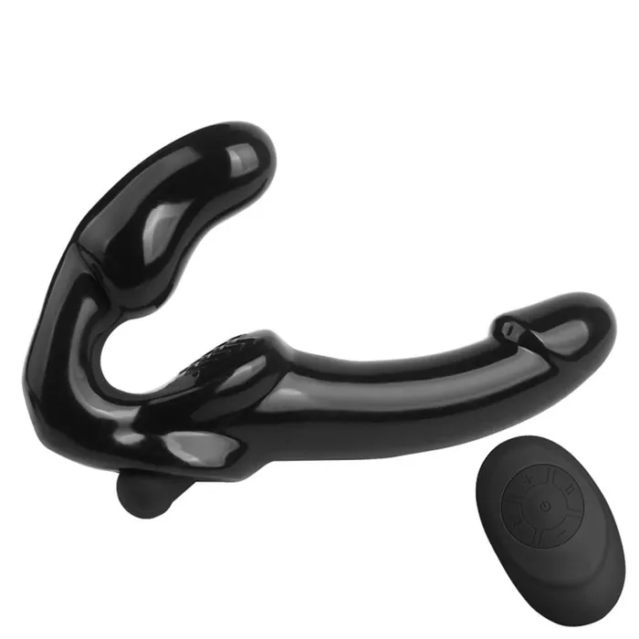 Anal Lovegasm Strapless Strap 9Inch 6 Dildo Couples Remote Vibrator Women Vibrating Thrusting