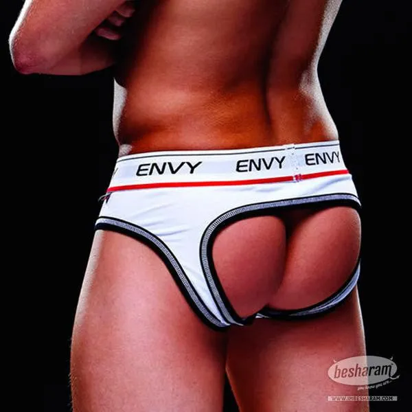 Baci Envy Baci Envy Logo Lowrise Bareback Brief Female Sex Toys