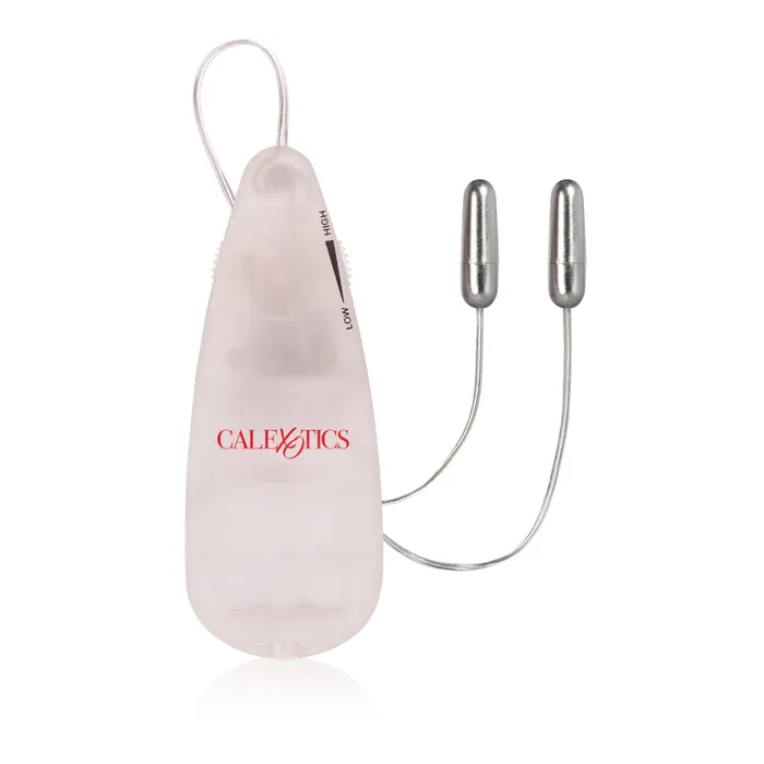 CalExotics Pocket Exotics Dual Heated Whisper Bullets Clear Dildos