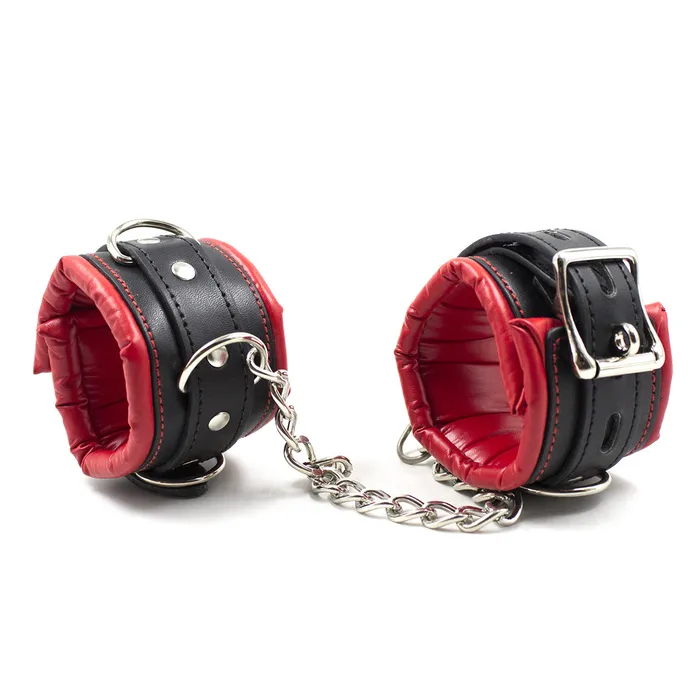 Couples Factory shop sex toys leather handcuffs handcuffs sponge handcuffs handcuffs leather bondage belt couple flirting toys LAZADASEXTOYS