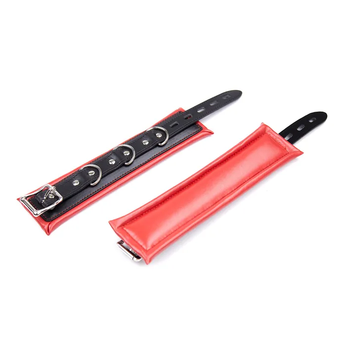 Couples Factory shop sex toys leather handcuffs handcuffs sponge handcuffs handcuffs leather bondage belt couple flirting toys LAZADASEXTOYS