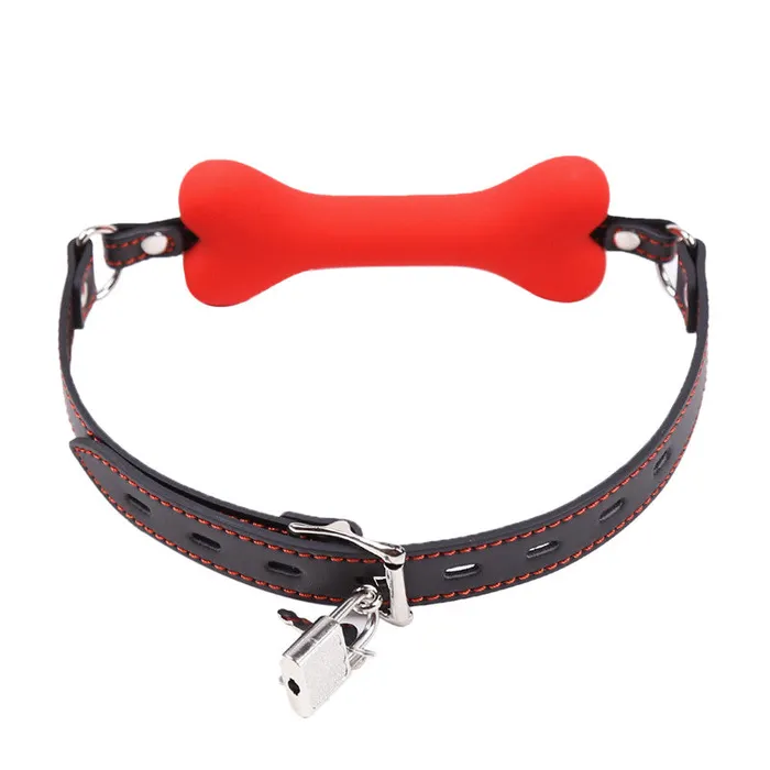 Couples LAZADASEXTOYS Erotic Toys Silicone Dog Bone Ball Fetish Latex Open Mouth Gag Bdsm Bondage Restraints Slave For Sex WomenCouples Adult Games Support COD