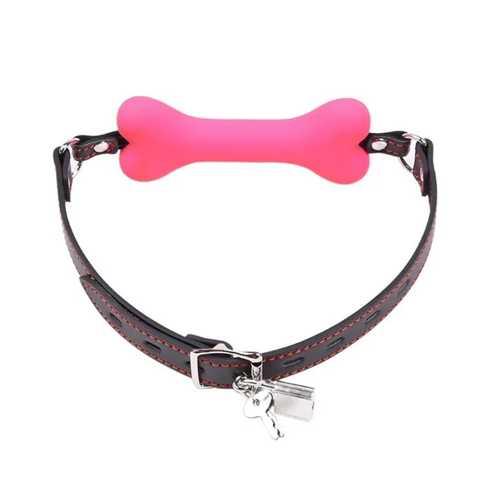 Couples LAZADASEXTOYS Erotic Toys Silicone Dog Bone Ball Fetish Latex Open Mouth Gag Bdsm Bondage Restraints Slave For Sex WomenCouples Adult Games Support COD