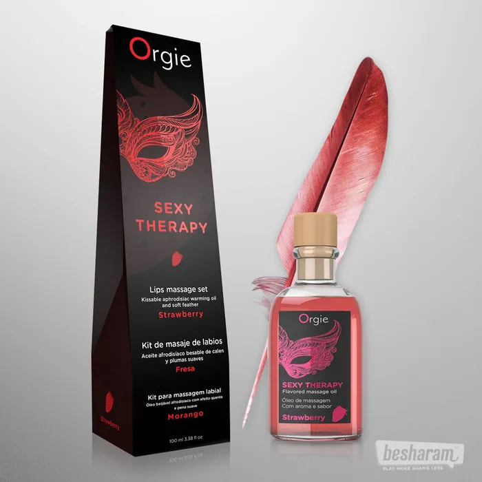 Couples Orgie Orgie Sexy Therapy Lips Massage Kit
