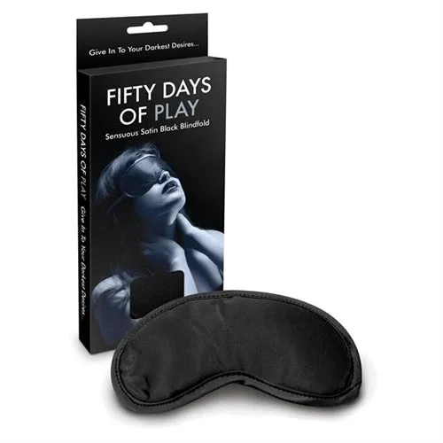 Creative Conceptions Anal Fifty Days of Play Blindfold Black