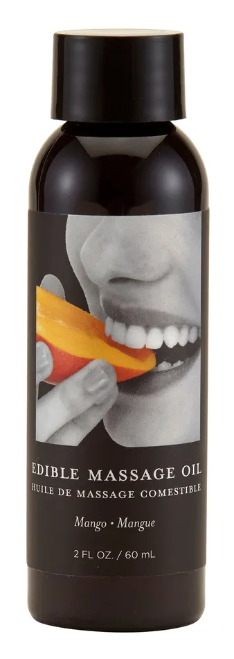 Earthly Body Couples Edible Massage Oil Mango 2 Fl Oz