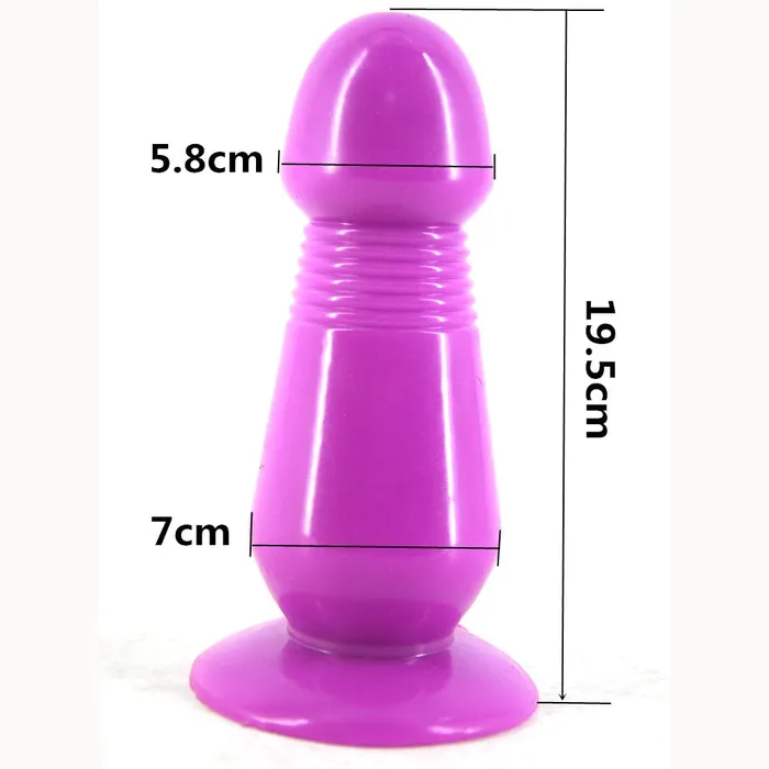 FAAK Big anal dildo huge anal dildo large sex toys anal stopper suction anal plug butt plug couple flirting masturbate toys LAZADASEXTOYS Anal