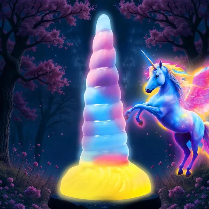 Female Sex Toys Creature Cocks Unicorn GlowintheDark Vibrating Silicone Dildo Female Sex Toys Creature Cocks Unicorn GlowintheDark Vibrating Silicone Dildo