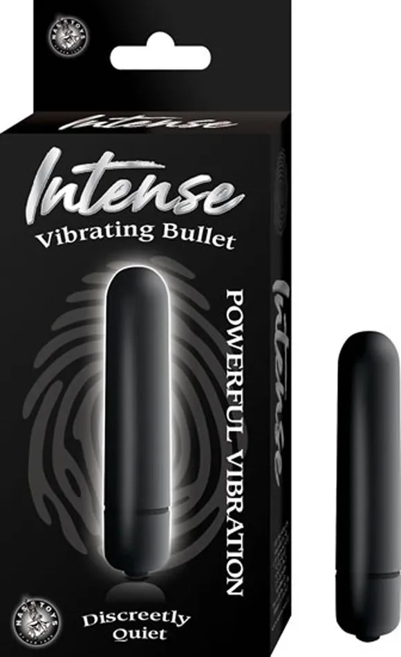 Female Sex Toys Intense Vibrating Bullet Black Nasstoys