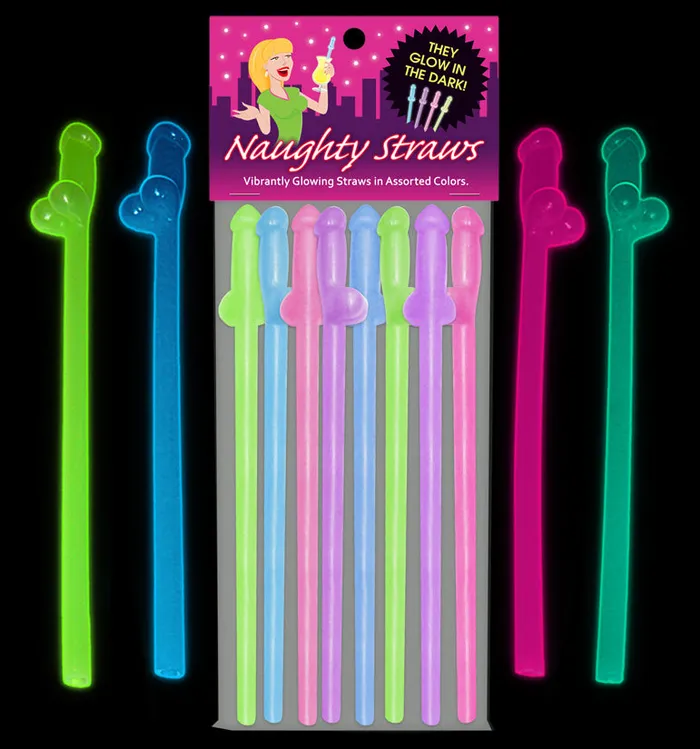 Female Sex Toys Kheper Games GlowintheDark Naughty Straws