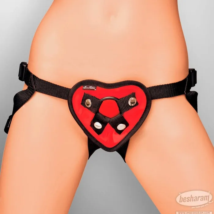 Female Sex Toys Lux Fetish Lux Fetish Heart Strapon Harness