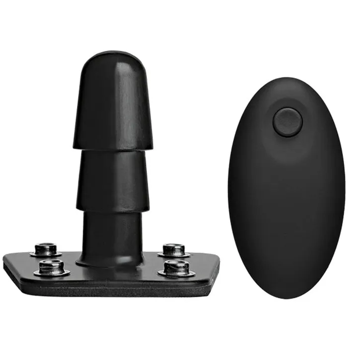 Female Sex Toys VacULock Vibrating Plug With Snaps Wireless Remote Black Doc Johnson Female Sex Toys VacULock Vibrating Plug With Snaps Wireless Remote Black Doc Johnson