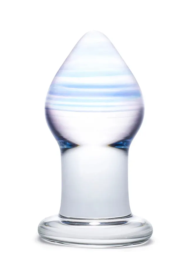 Glas Anal Amethyst Rain Butt Plug