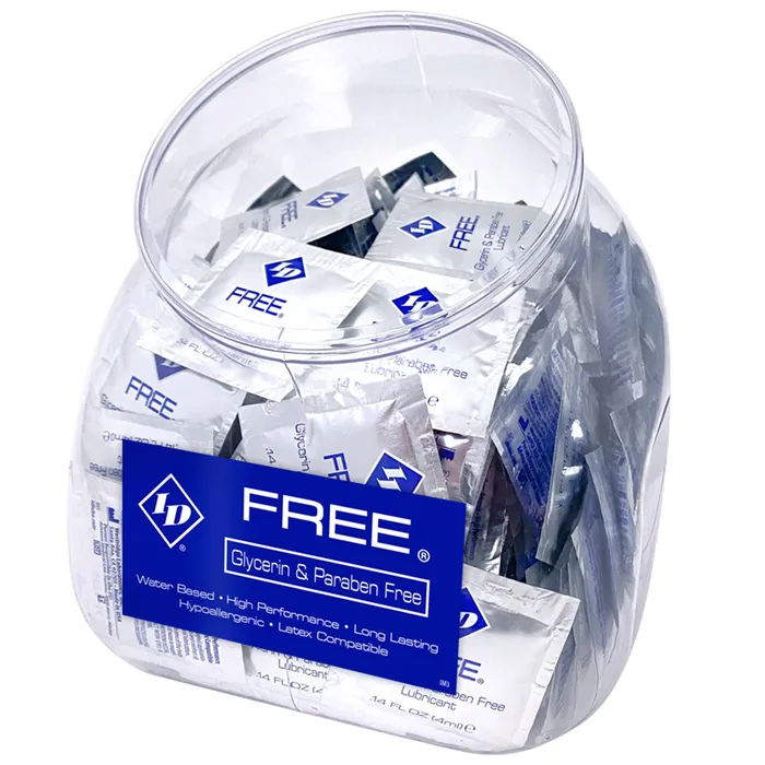 ID Lubricants Free 4ml Foil Jar of 216 Pcs Anal