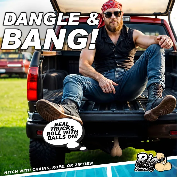 Large Truck Nuts Big Ballers Male Sex Toys
