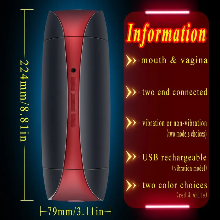 LAZADASEXTOYS Male Sex Toys Male Masturbator Cup Real Mouth Vagina Sucking Pocket Pussy Male Masturbator Vibrator Blowjob Sex Machine Adult Sex Toys for Men