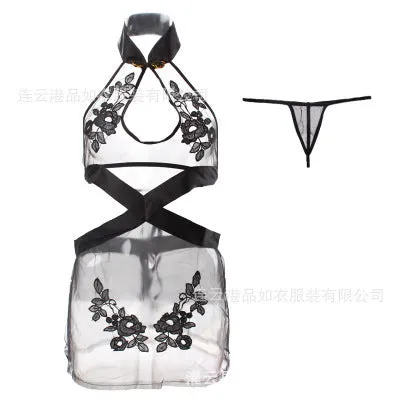 LAZADASEXTOYS Vibrators Pollution Rabbit Lace Sexy Pajamas Sexy Lingerie Back Bandage Cheongsam Perspective Dress Female Passion Temptation Gauze Pajamas LAZADASEXTOYS Vibrators Pollution Rabbit Lace Sexy Pajamas Sexy Lingerie Back Bandage Cheongsam Perspective Dress Female Passion Temptation Gauze Pajamas