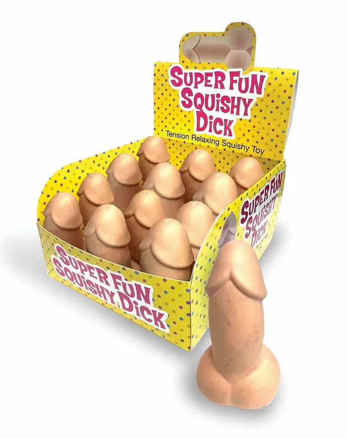 Little Genie Female Sex Toys Super Fun Squishy Dicks Display 12 Ct
