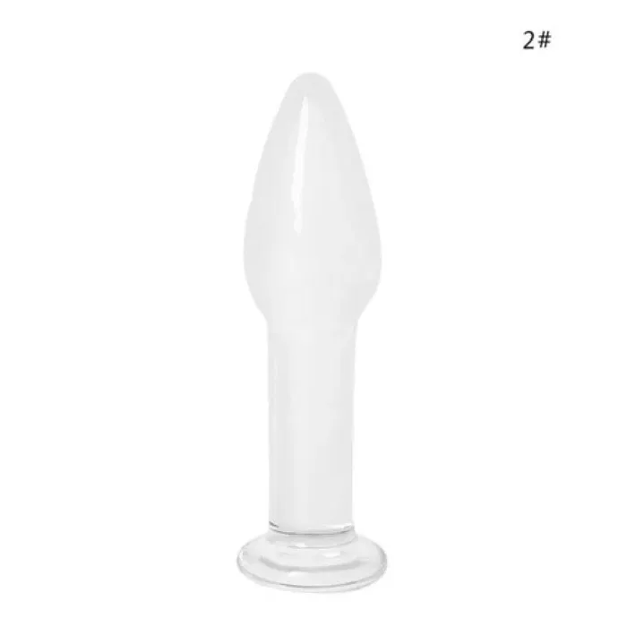 Lovegasm Anal 7 Styles Crystal Glass Plug Training Men